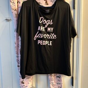 Black Dog Lover Pajama Set